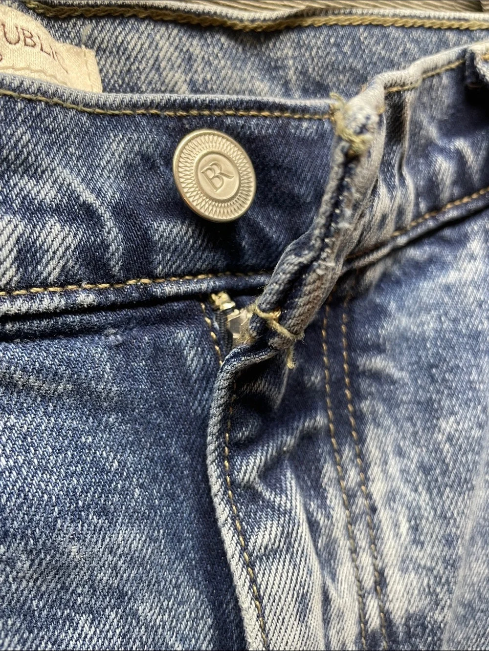 Banana Republic 90s relaxed Light Wash baggy Leg Jeans - Picture 7 of 9